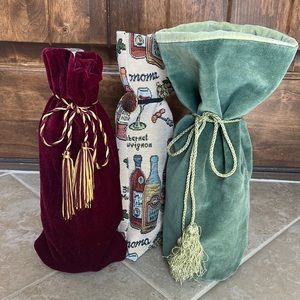 Three Wine Bottle Bags
